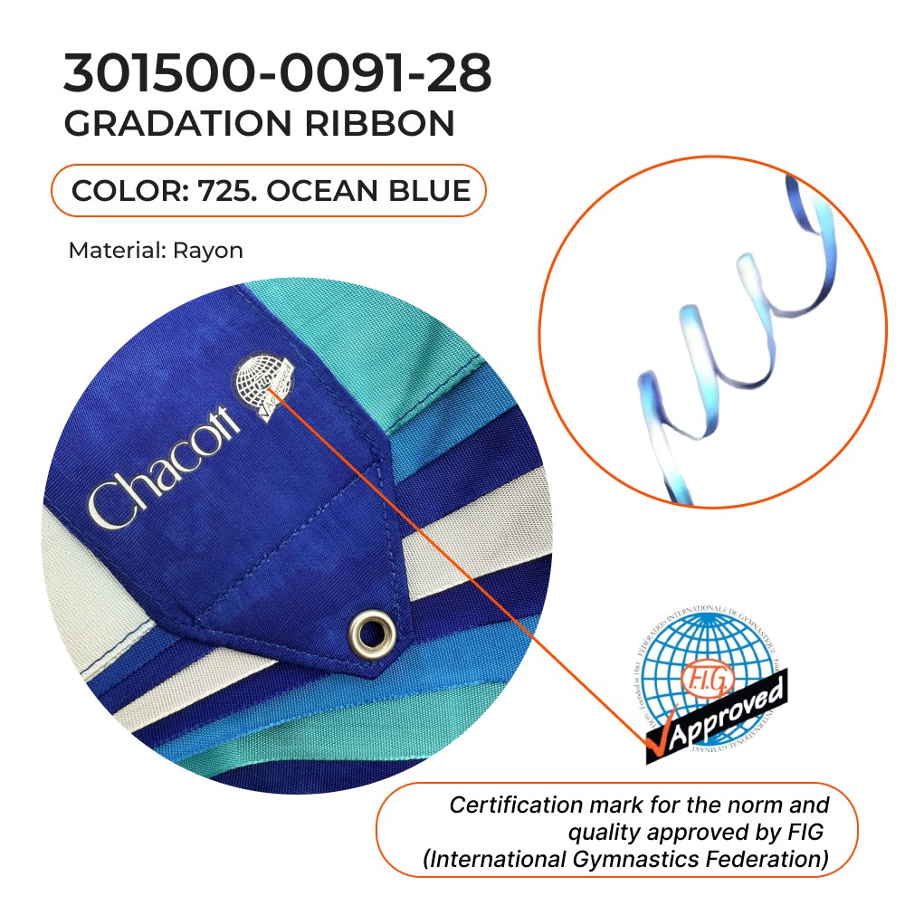 CHACOTT GRADATION Gymnastic ribbon 5 m 301500 0091-28 FIG (725) view 2