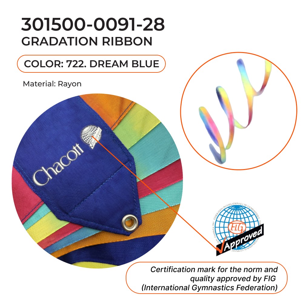 CHACOTT GRADATION Gymnastic ribbon 5 m 301500 0091-28 FIG (722) view 2