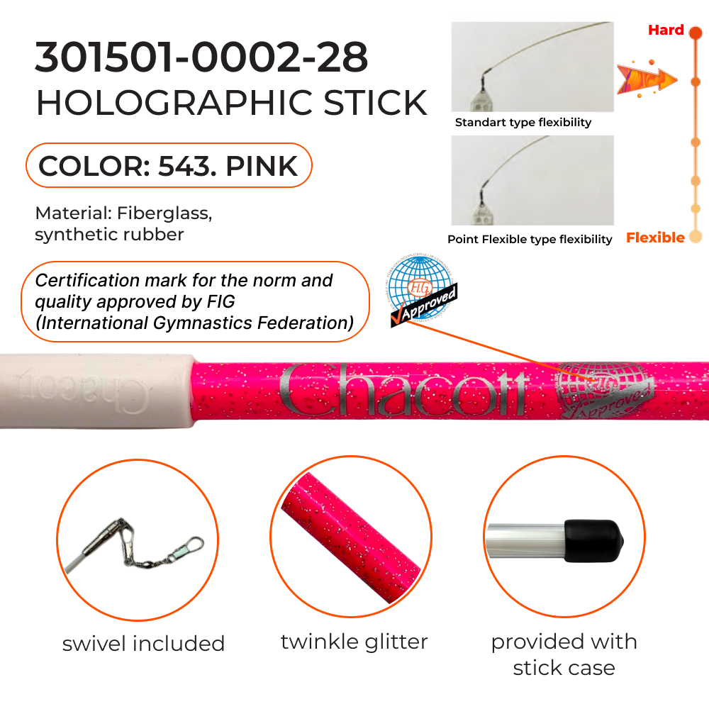 CHACOTT 60 cm Holographic Stick Seniors, Black  301501 0002-98 (543) view 2