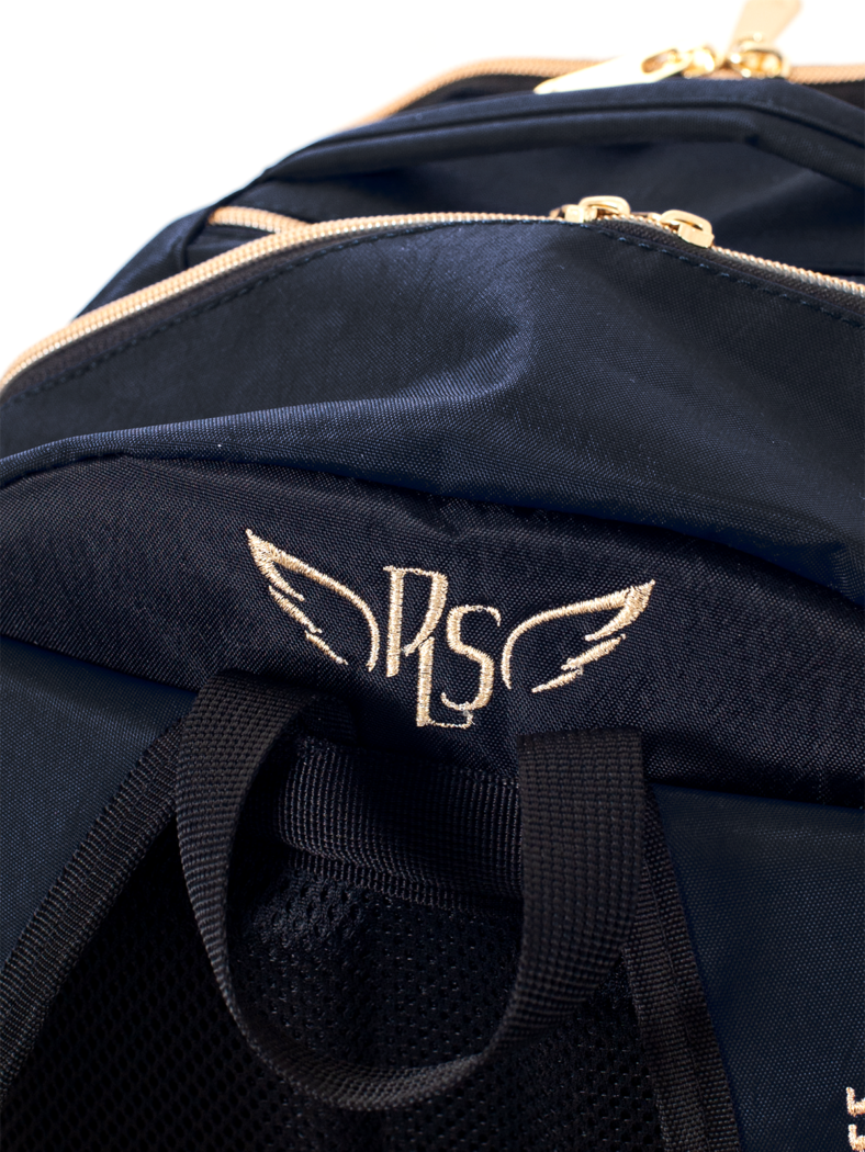 P.L.S "Champion Maxi" Gymnastics Backpack, Gold Embroidery (L) Black* view 8