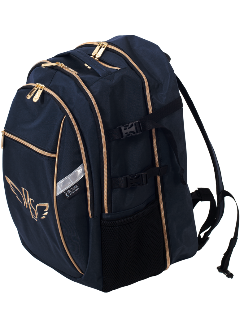 P.L.S "Champion Maxi" Gymnastics Backpack, Gold Embroidery (L) Black*