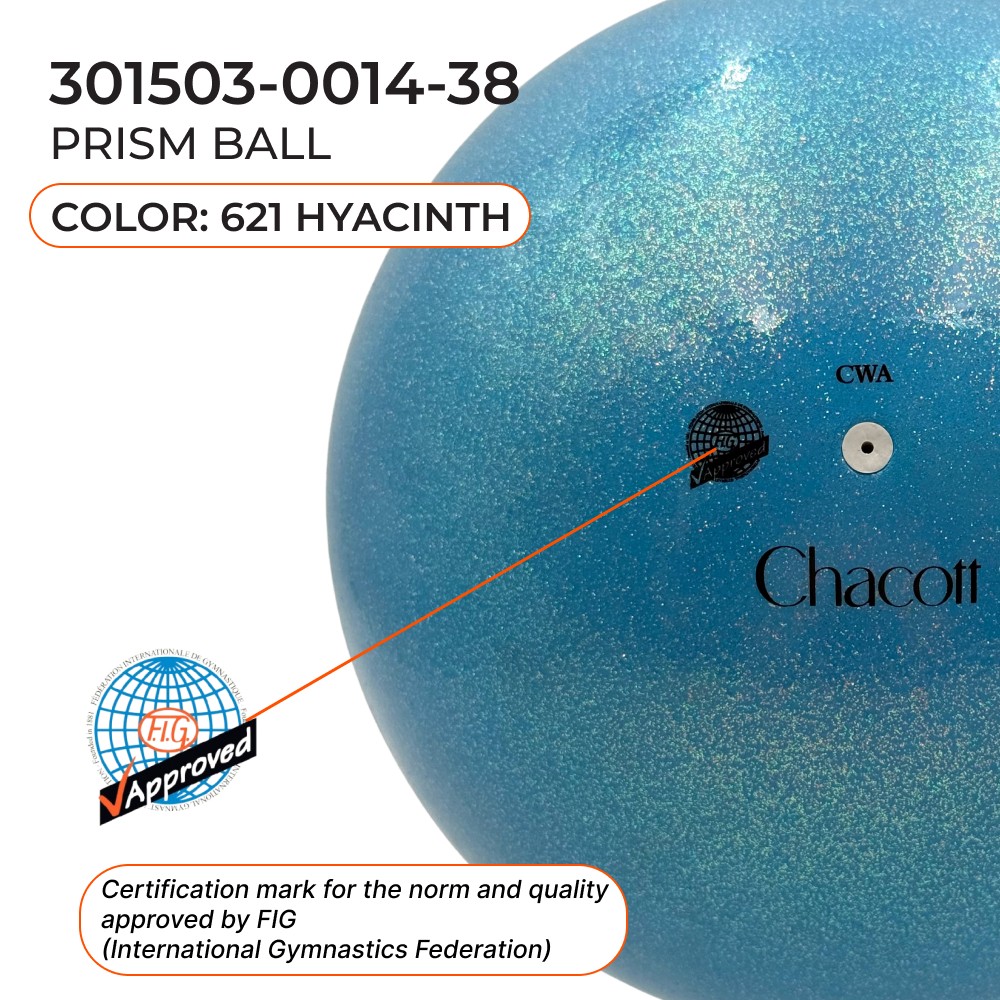CHACOTT 18.5 cm Prism Ball Seniors 301503 0014-98 FIG Hyathince (621) view 2