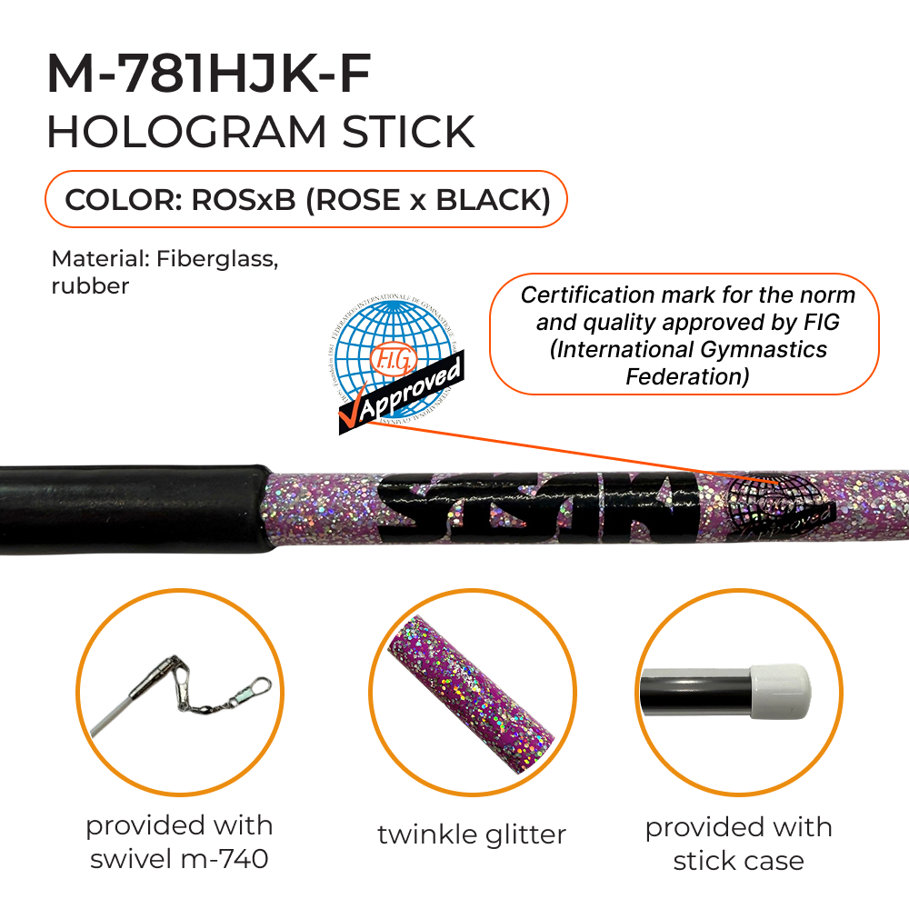 SASAKI 57cm Stick Seniors M-781HJK-F  FIG (ROSxB) view 2