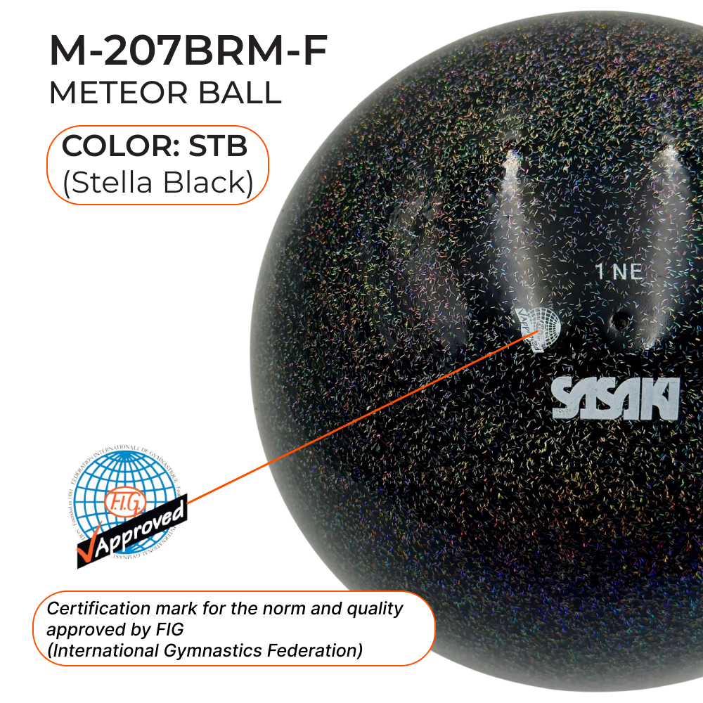 SASAKI Ball 18.5 cm Seniors Meteor M-207BRM FIG (STB) view 2