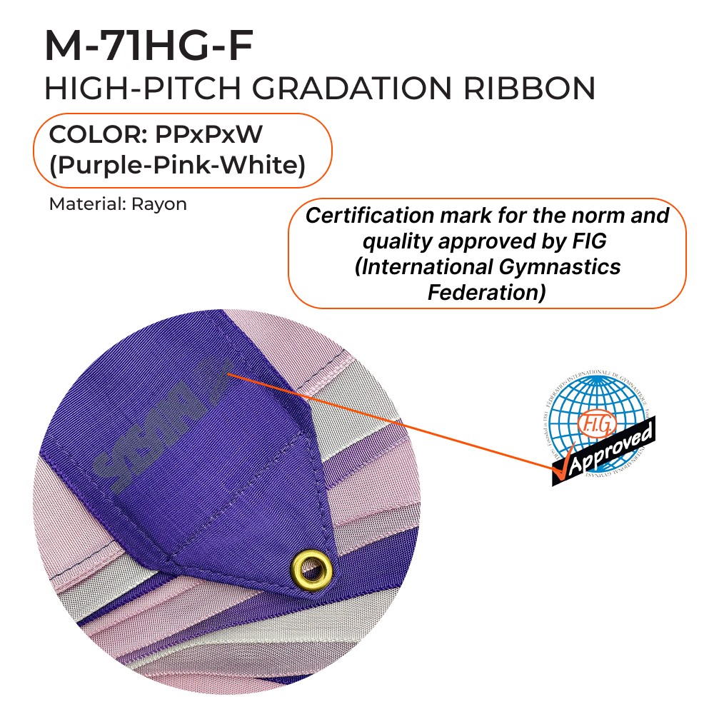 SASAKI Gymnastic ribbon 6 m M-71-F FIG (COBU) view 2