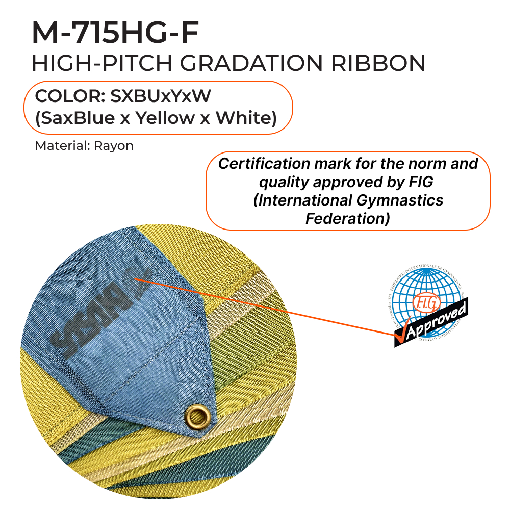 SASAKI FIG Gymnastic ribbon 5 m MJ-715HG FIG (SXBUxYxW) view 2