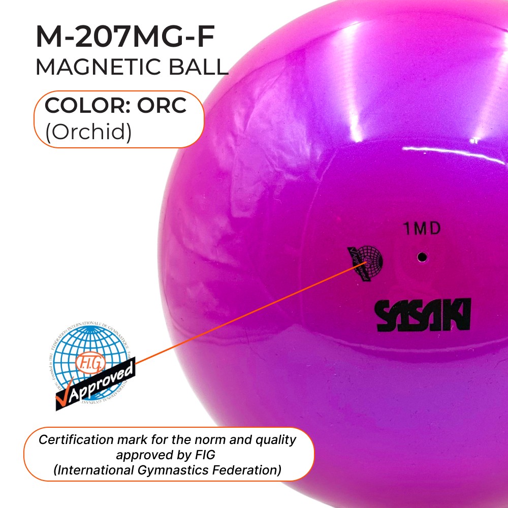 SASAKI Ball 18.5 cm Seniors Magnetic M-207MG-F FIG (ORC) view 2
