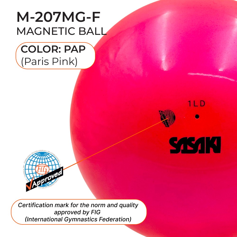 SASAKI Ball 18.5 cm Seniors Magnetic M-207MG-F FIG (PAP) view 2