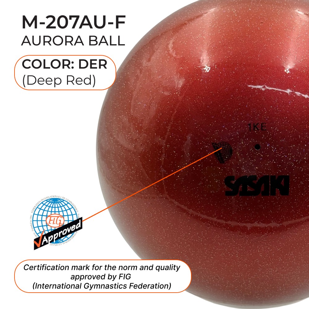 SASAKI Ball 18.5cm Seniors Aurora M-207AU FIG (DER) view 2