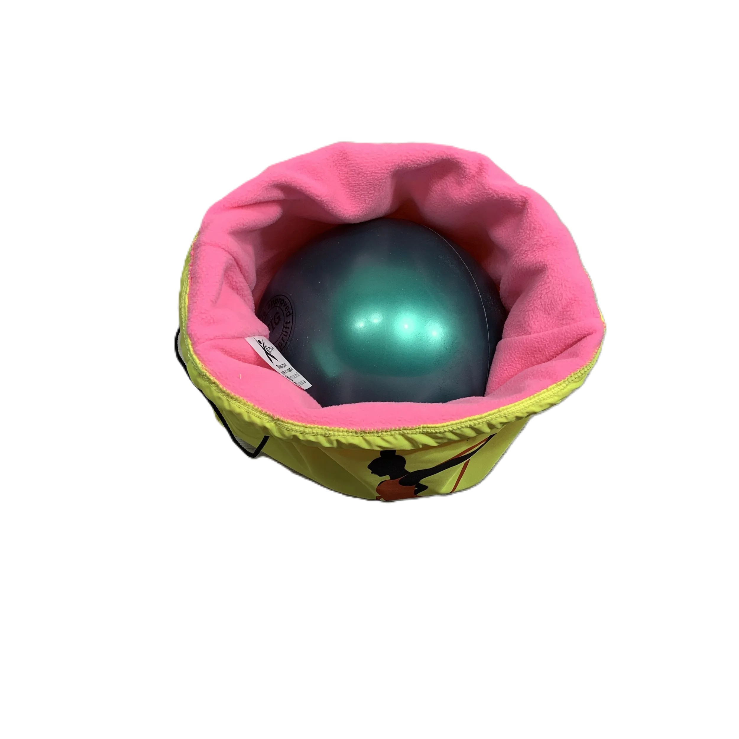 RG Ball case "I LOVE RG" Fluo-Green view 2