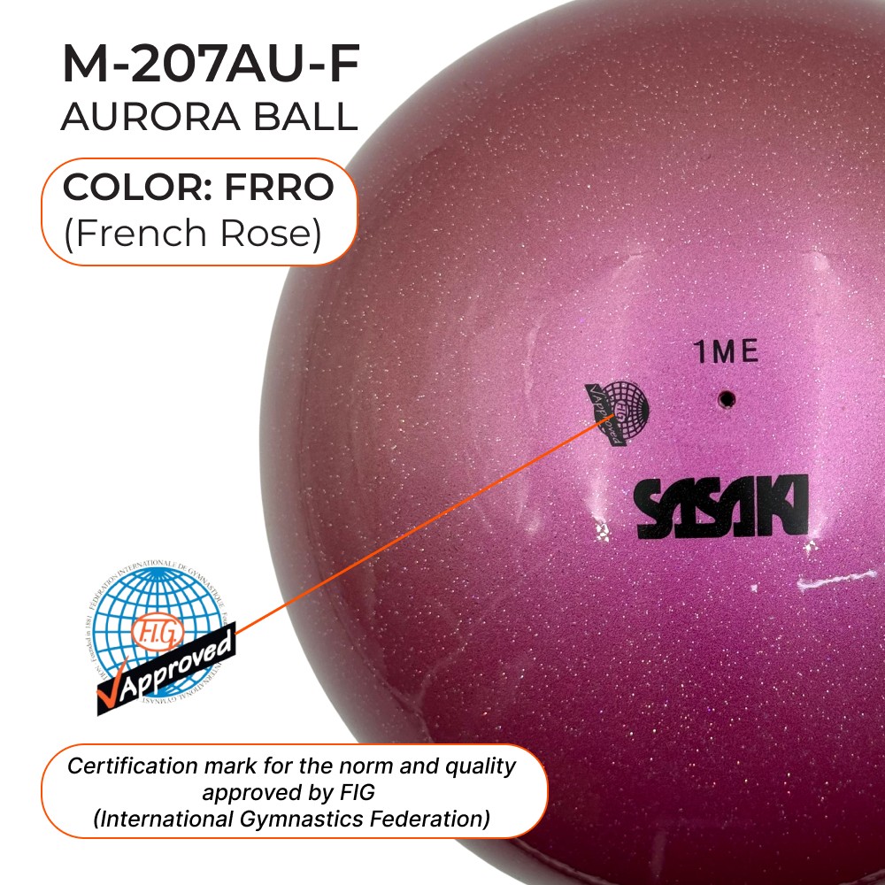 SASAKI Ball 18.5 cm Seniors Aurora M-207AU FIG (FRRO) view 2