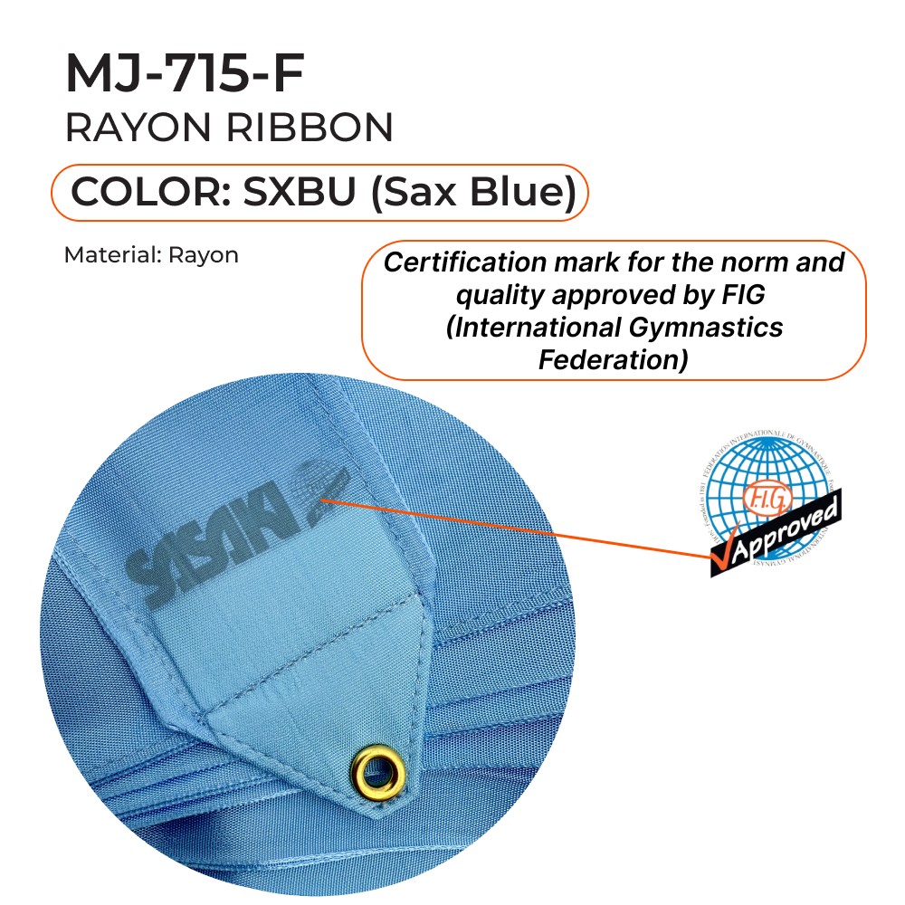 SASAKI Gymnastic ribbon 5 m MJ-715 FIG (SXBU) view 2