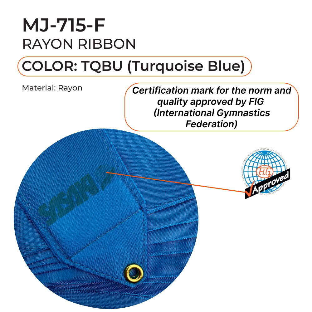 SASAKI Gymnastic ribbon 5 m MJ-715 FIG (TQBU) view 2