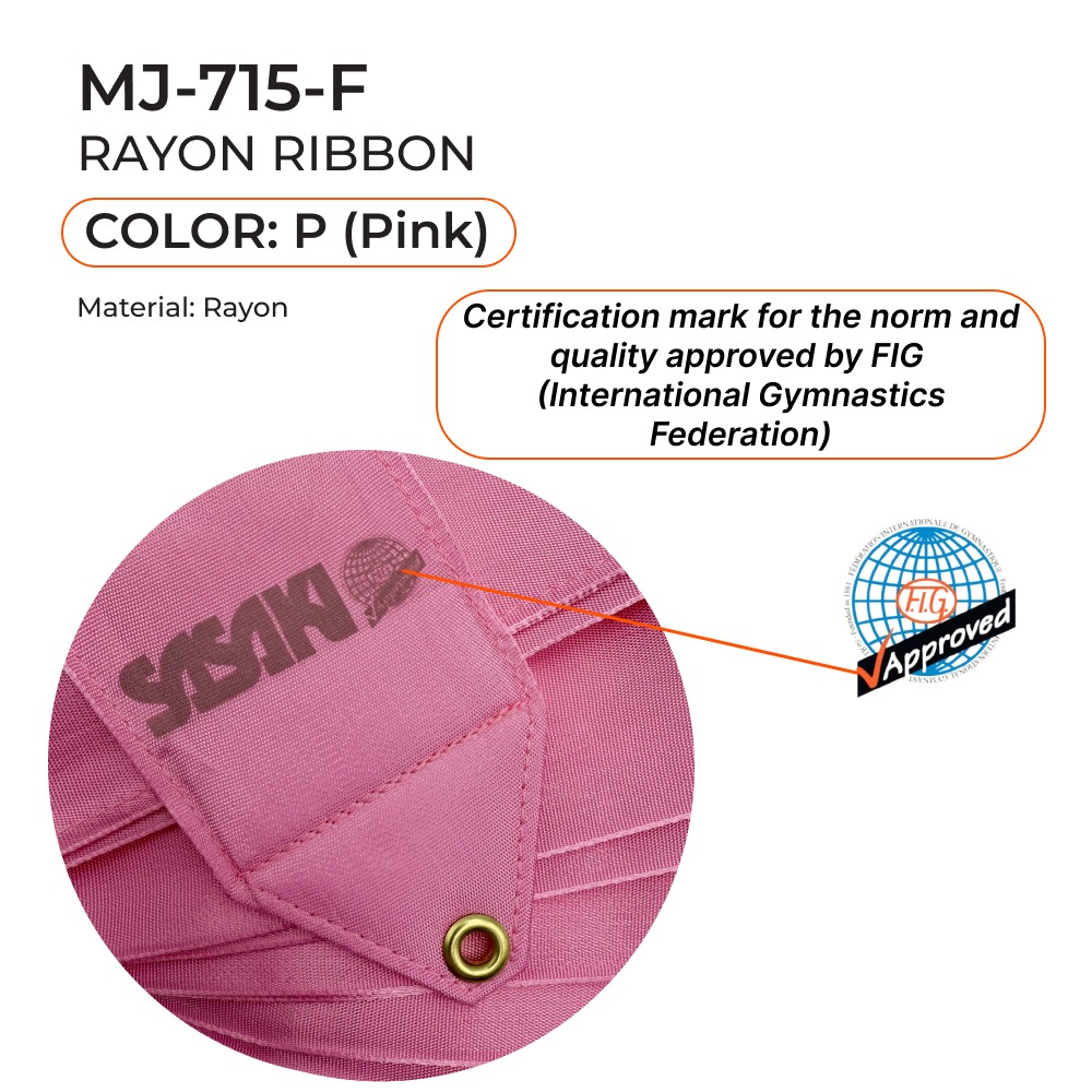 SASAKI Gymnastic ribbon 5 m MJ-715 FIG (P) view 2