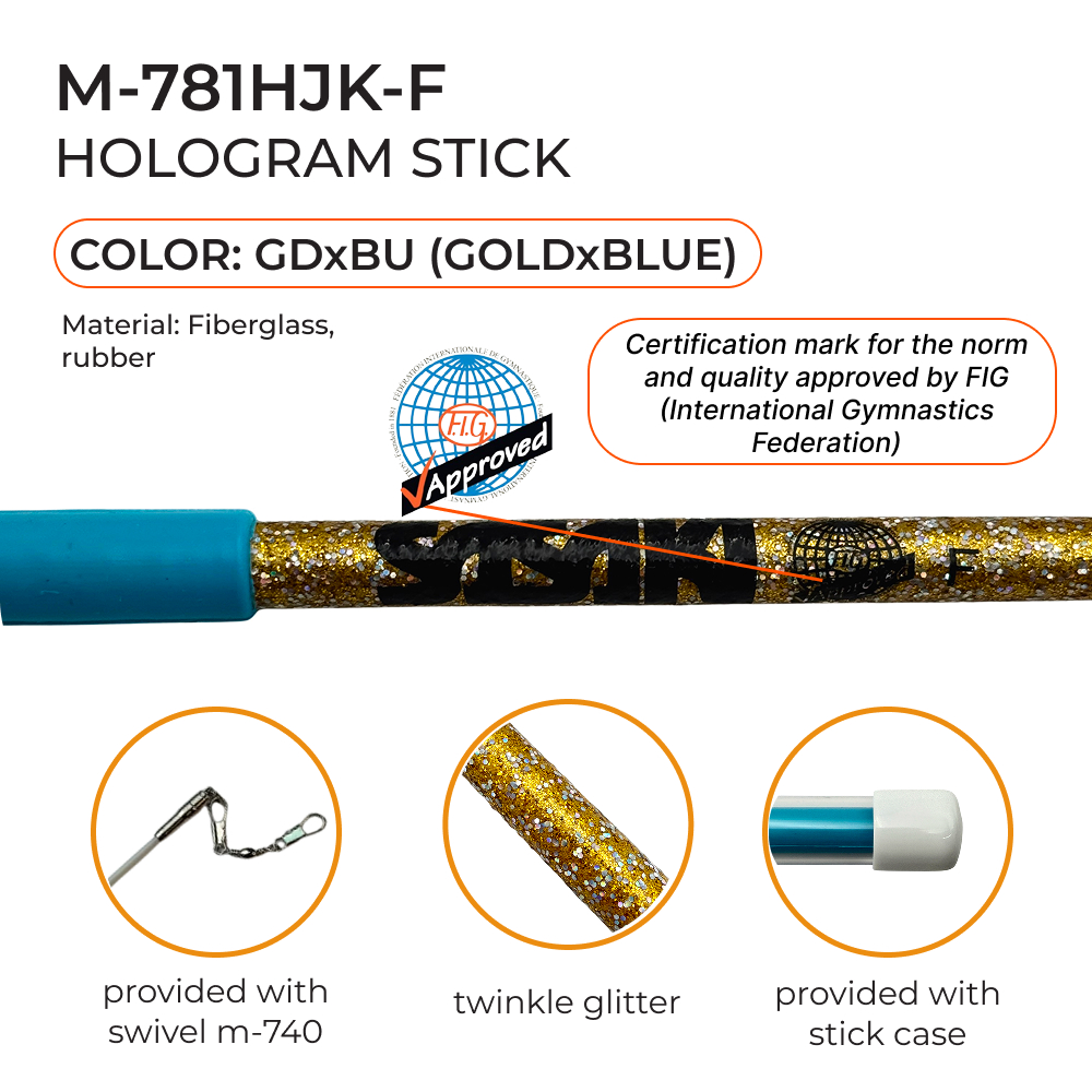 SASAKI Stick 57 cm Seniors M-781HJK-F FIG (GDxBU) view 2