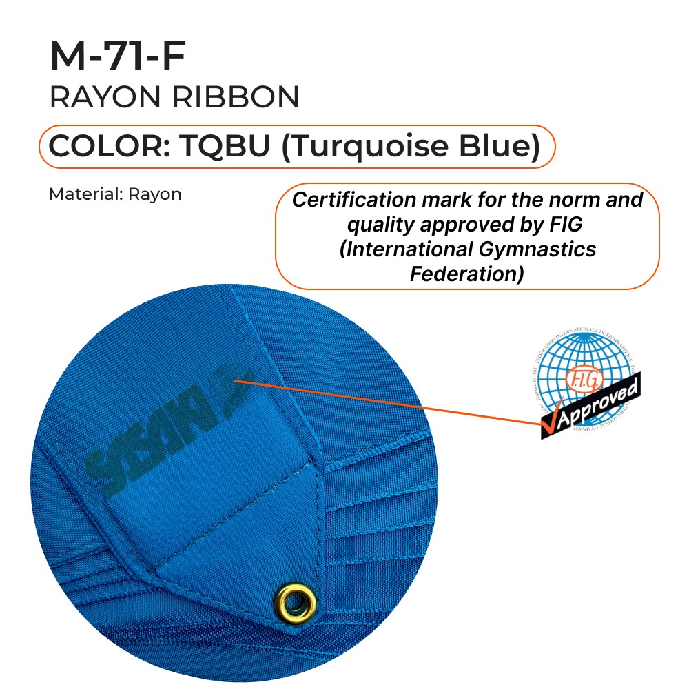 SASAKI Gymnastic ribbon 6 m M-71-F FIG (TQBU) view 2