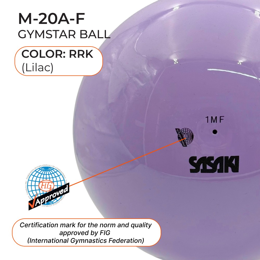 SASAKI 18.5 cm Gymnastic ball Seniors M-20A FIG (RRK) view 2