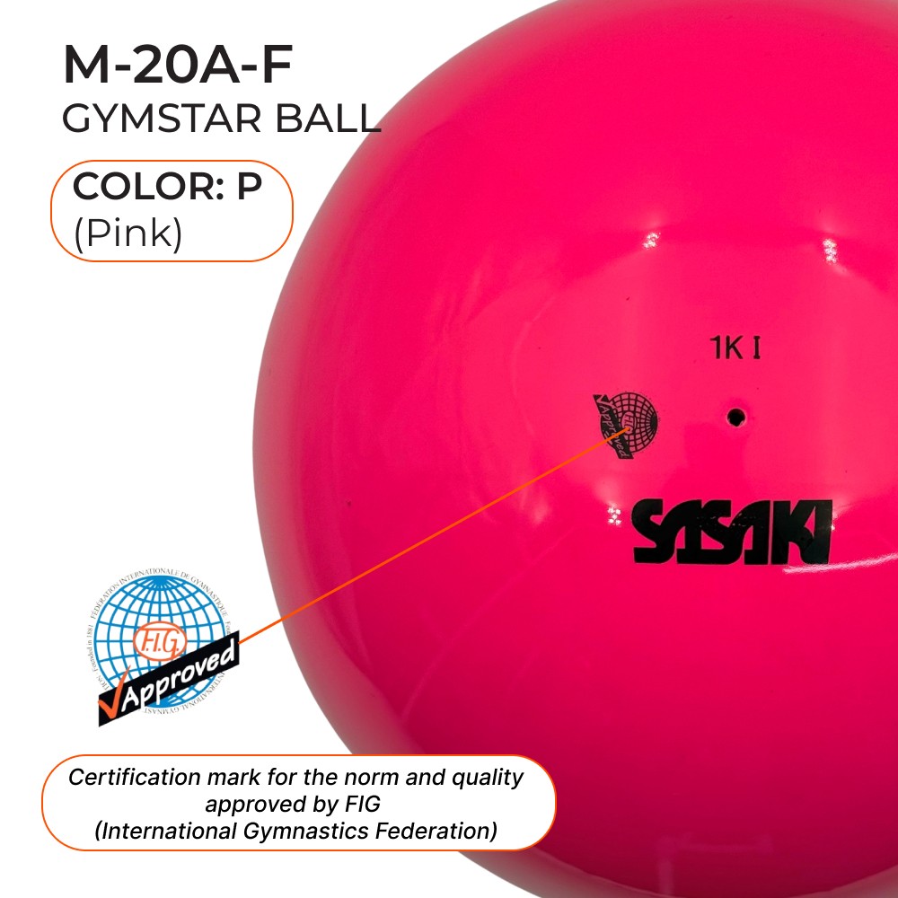 SASAKI 18.5 cm Gymnastic ball Seniors M-20A FIG (P) view 2