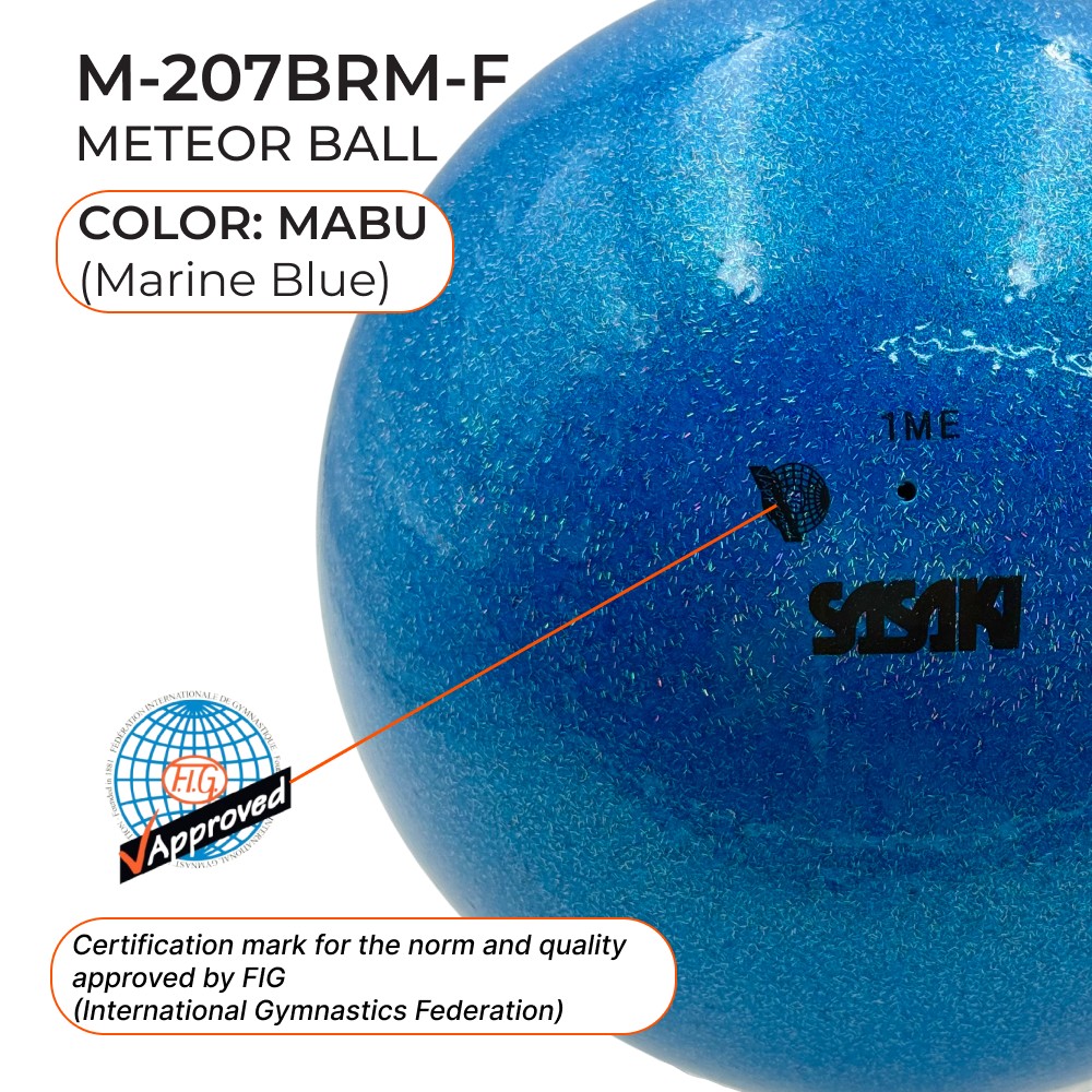 SASAKI Ball 18.5 cm Seniors Meteor M-207BRM FIG (MABU) view 2