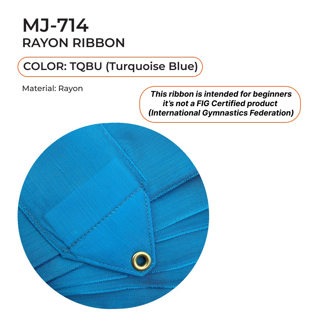 SASAKI Gymnastic Ribbon 4 m for Junior MJ-714 (TQBU) view 2
