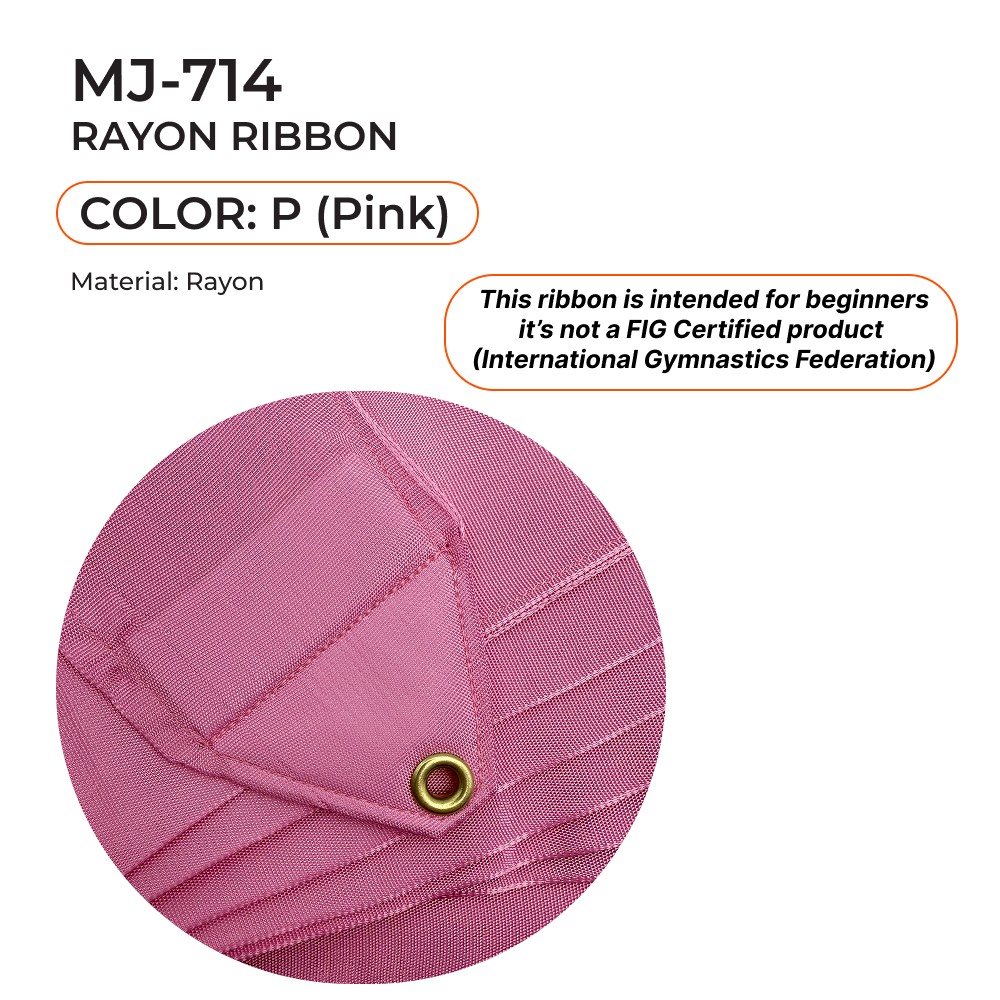 SASAKI Gymnastic Ribbon 4 m for Junior MJ-714 (P) view 2