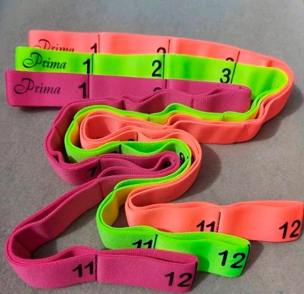 PRIMA JUNIOR 10, Elastic band, 10 sections, Lime (MEDIUM) view 2