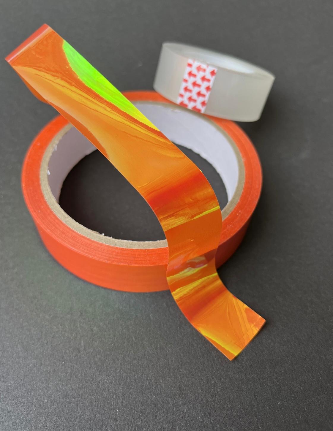 RG Tape for Gymnastics Hoop and Clubs (Orange-Red) view 5