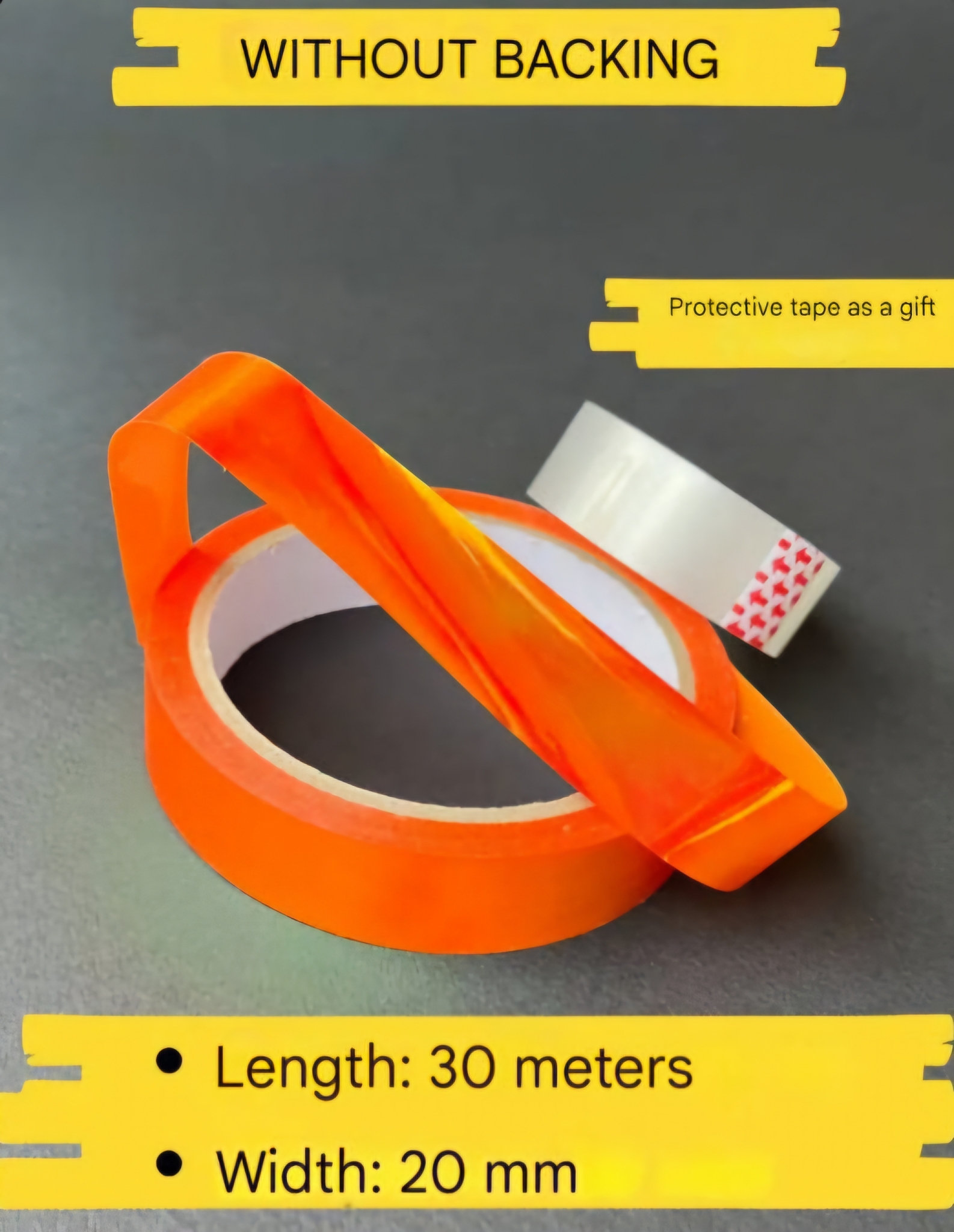 RG Tape for Gymnastics Hoop and Clubs (Orange-Red)