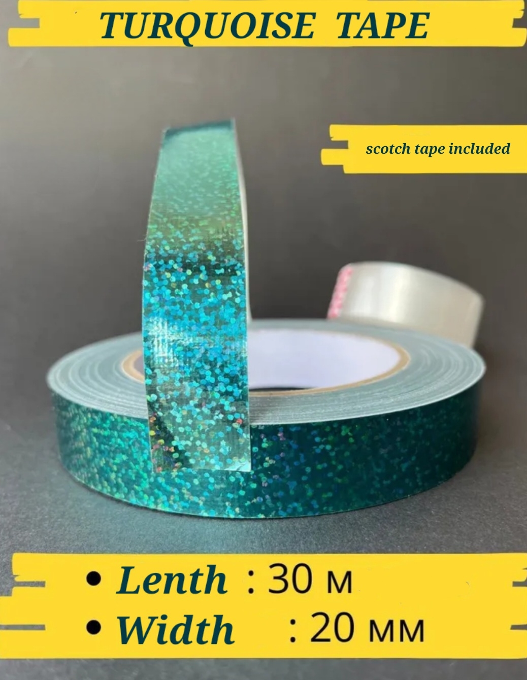 RG Tape for Gymnastics Hoop and Clubs. (Turquoise) view 2