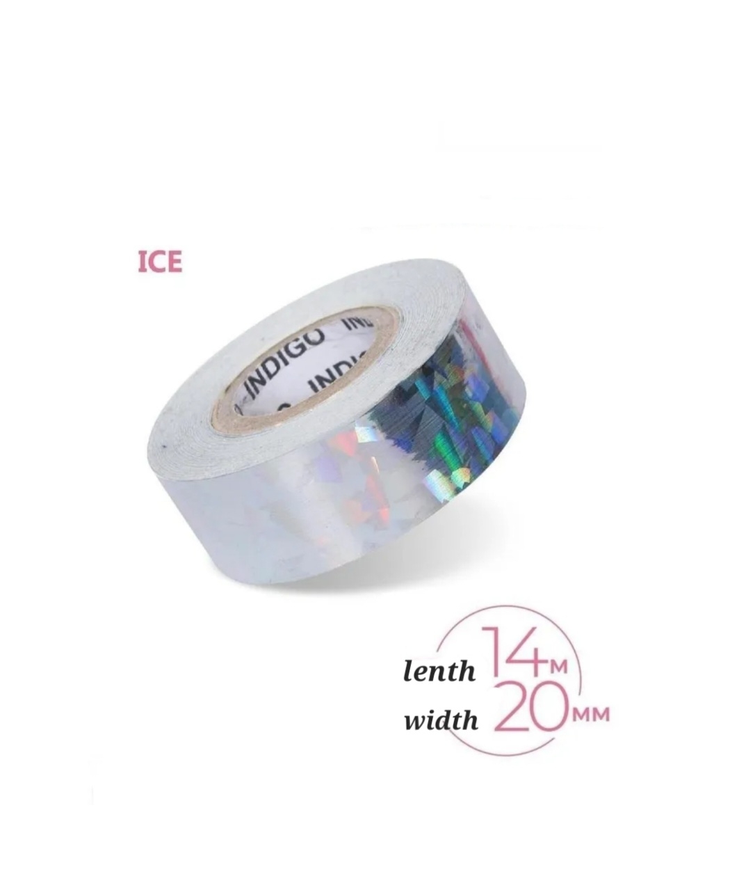 INDIGO Tape White  (Ice) view 2
