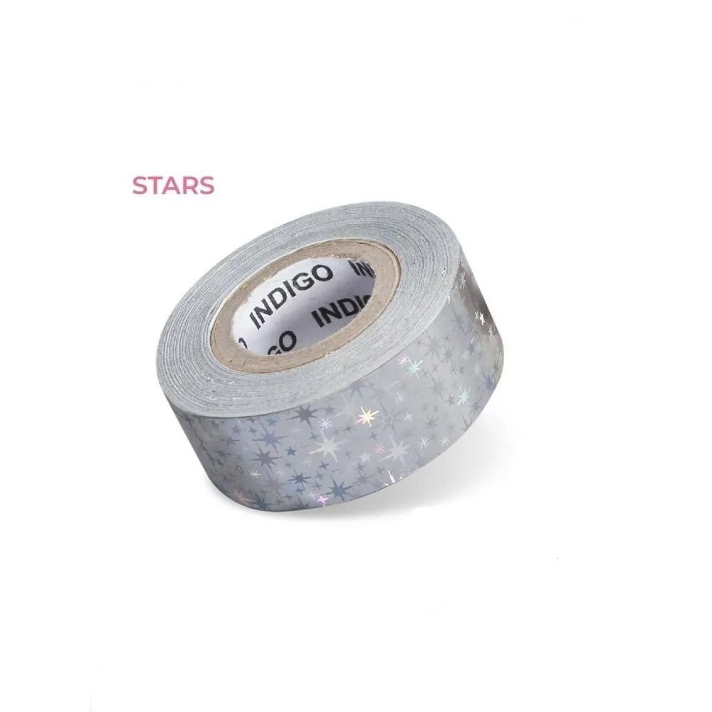 INDIGO Tape Silver Chrome (Stars) view 2