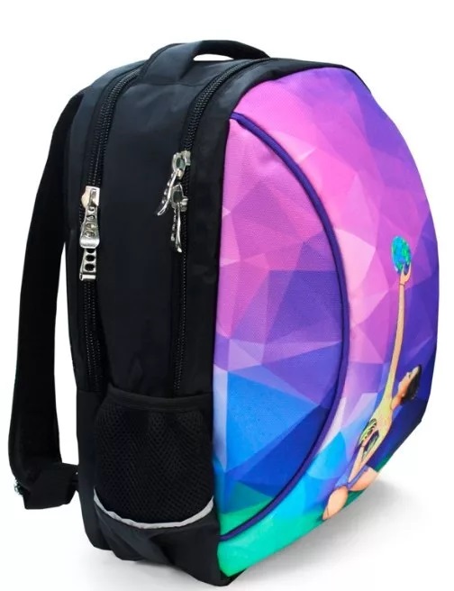 VARIANT 216-027 Gymnastics Sublimated Backpack, Lilac-Blue-Green-Black (XL) view 2
