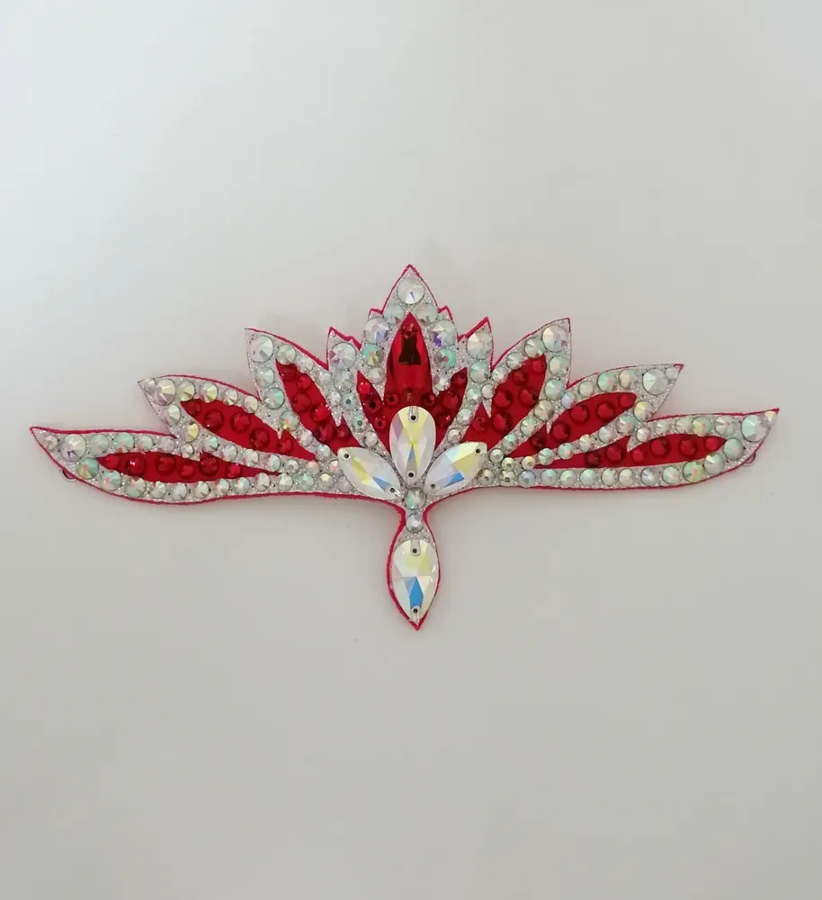 No. 39 RG Hair bun Crown (Red) view 2
