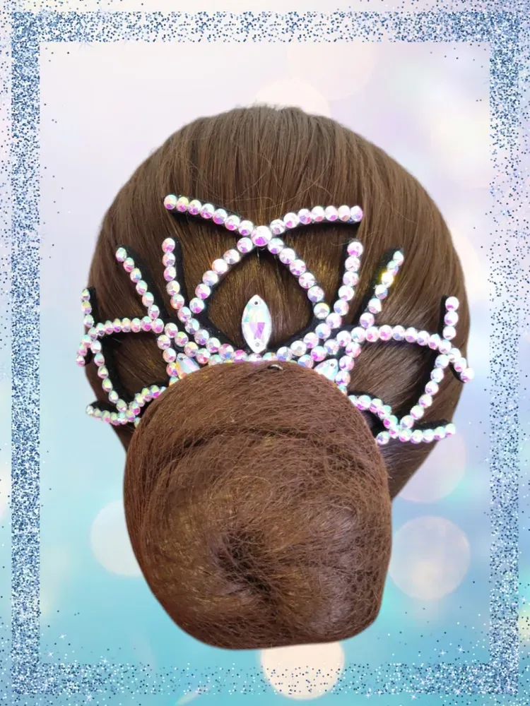No. 30 RG Hair bun Crown (Silver Hologram) view 4