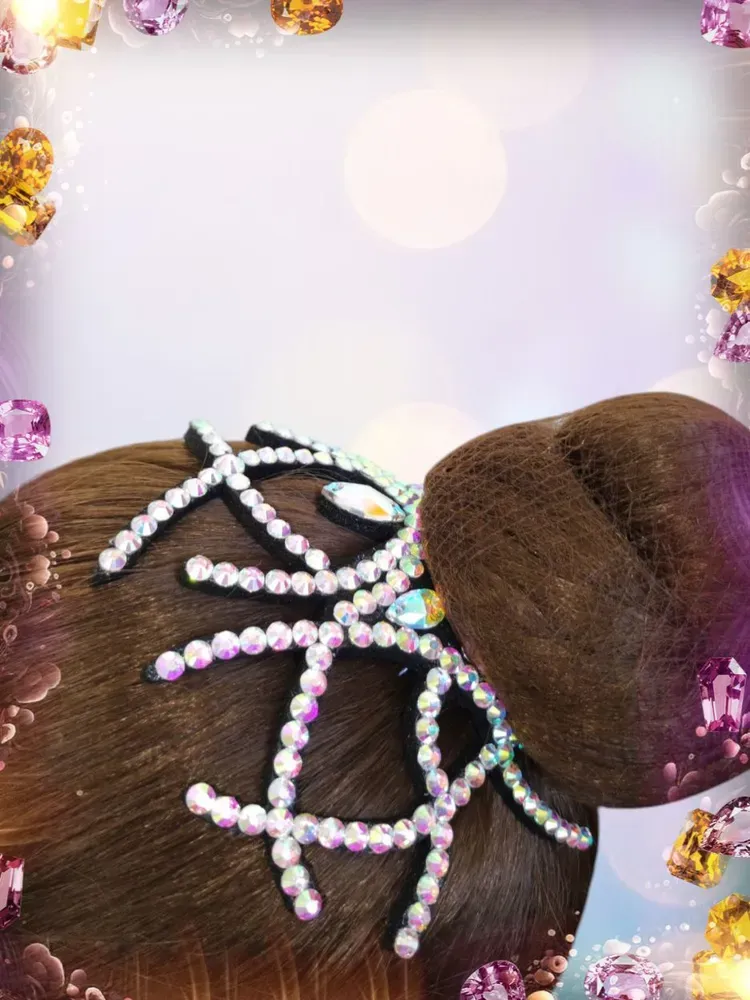 No. 30 RG Hair bun Crown (Silver Hologram) view 2