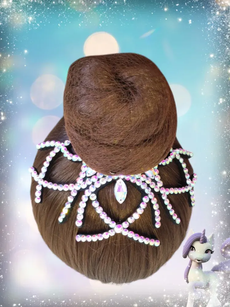 No. 30 RG Hair bun Crown (Silver Hologram) view 3