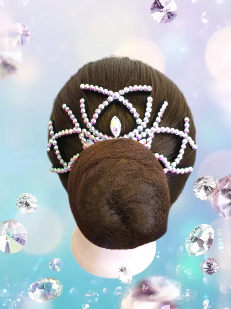 No. 30 RG Hair bun Crown (Silver Hologram)