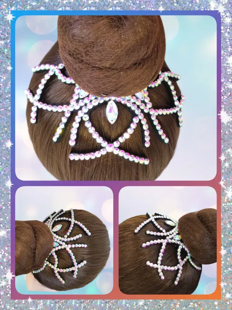 No. 30 RG Hair bun Crown (Silver Hologram) view 5