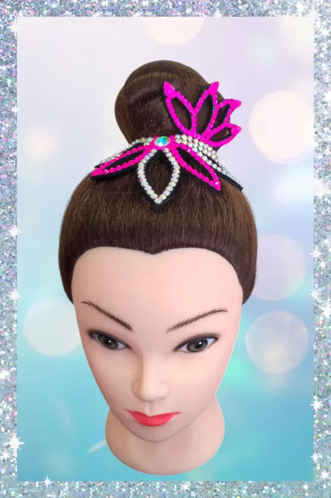 No. 26 RG Hair bun Crown (Pink-White) view 7