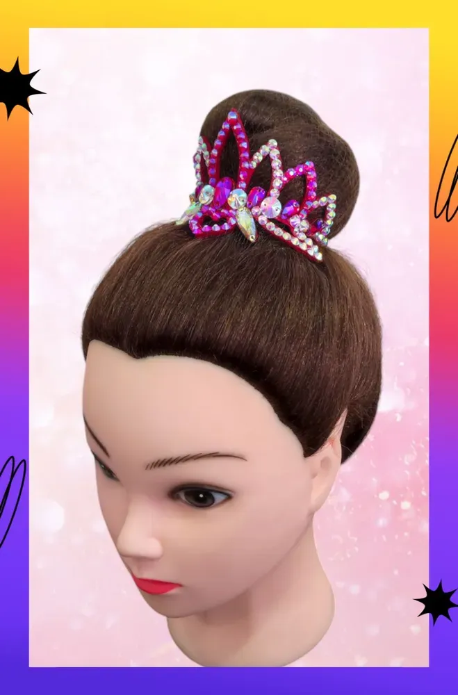 No. 23 RG Hair bun Crown (Pink) view 4