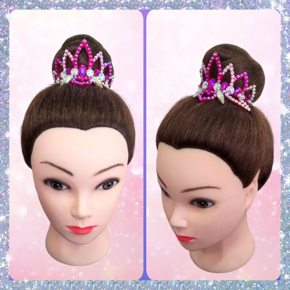 No. 23 RG Hair bun Crown (Pink) view 6