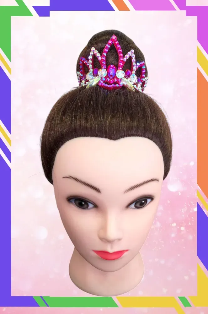 No. 23 RG Hair bun Crown (Pink) view 2