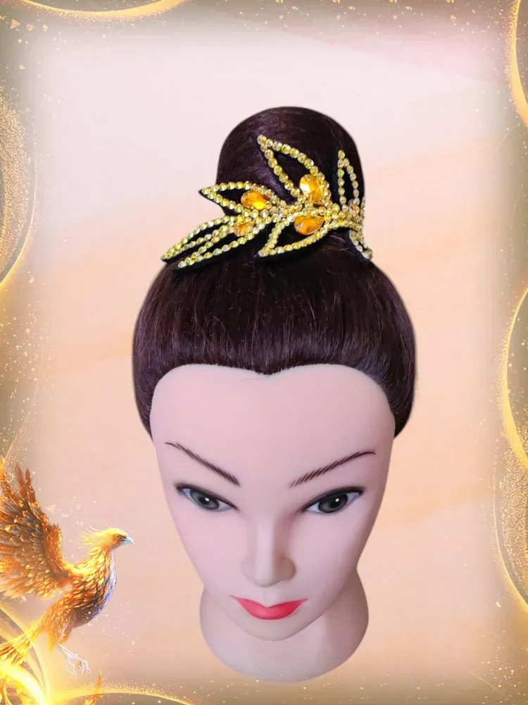 No. 21 RG Hair bun Crown (Gold) view 5