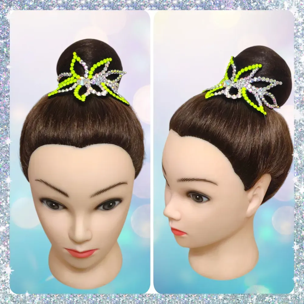 No. 16 RG Hair bun Crown (Yellow Neon) view 6