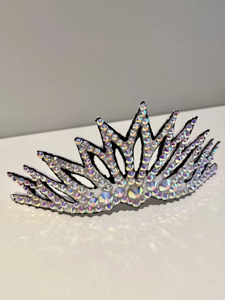 No. 13 RG Hair bun Crown (Silver) view 4