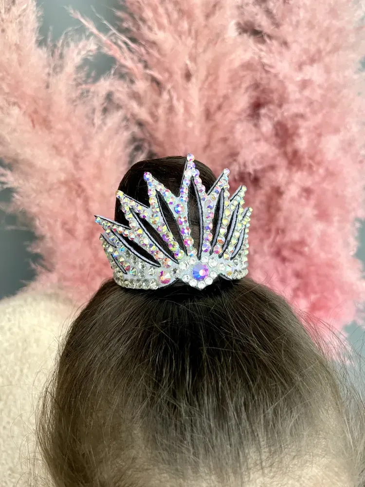 No. 13 RG Hair bun Crown (Silver) view 2