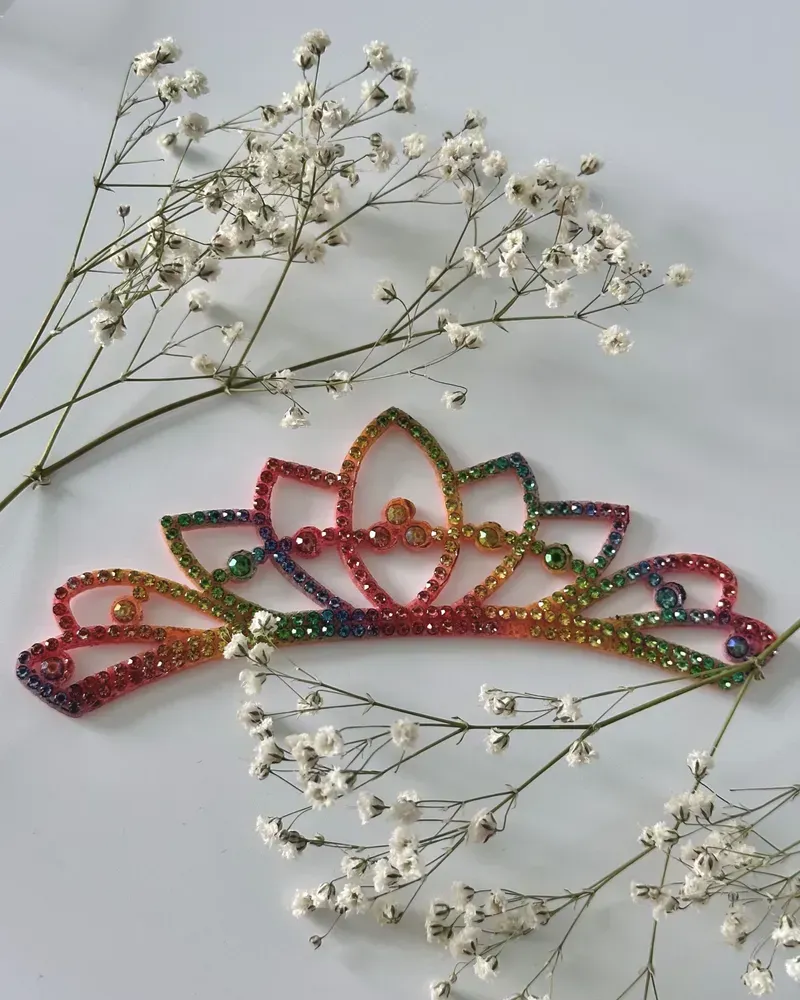 No. 8 RG Hair bun Crown (Multicolor) view 4