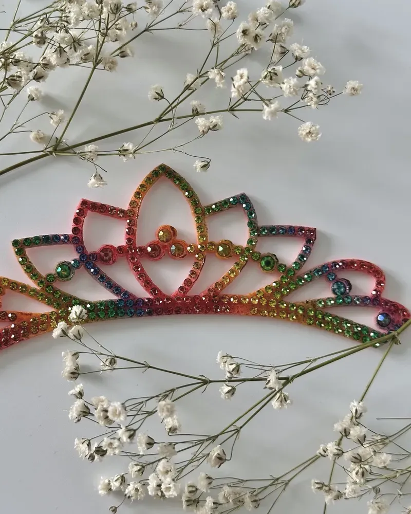No. 8 RG Hair bun Crown (Multicolor) view 2