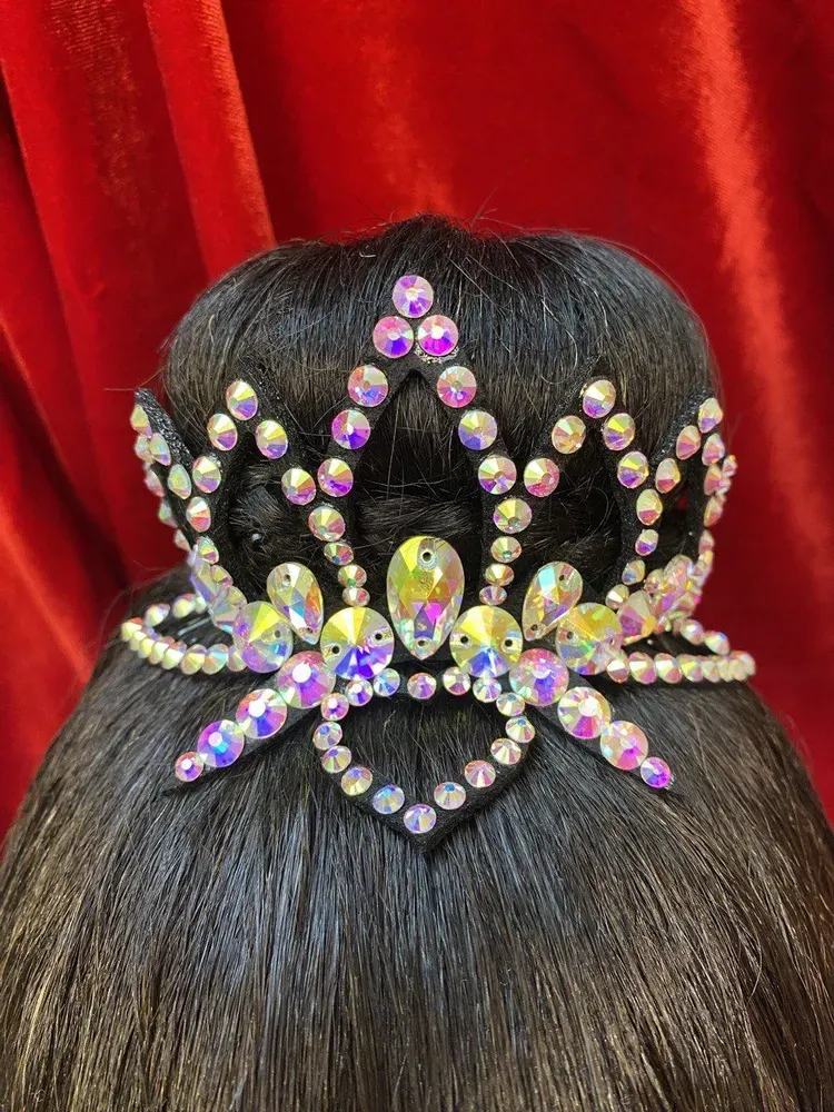 No. 1 RG Hair Crown (Silver-Black) view 4