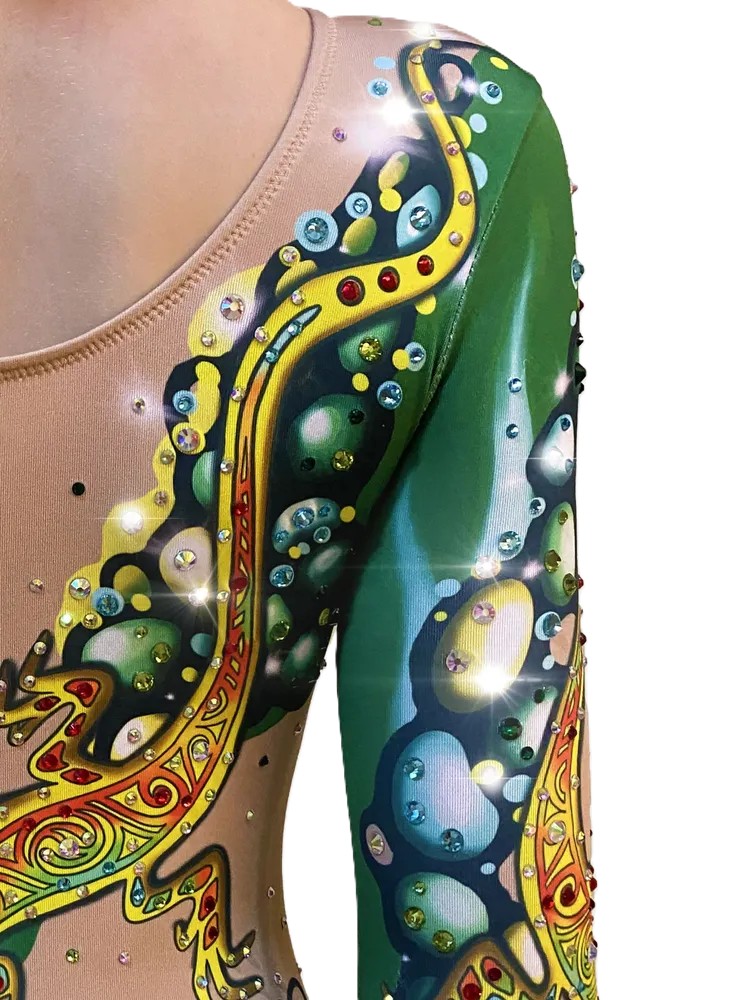 Leotard "MALACHITE" 38 (146-158cm)* view 6